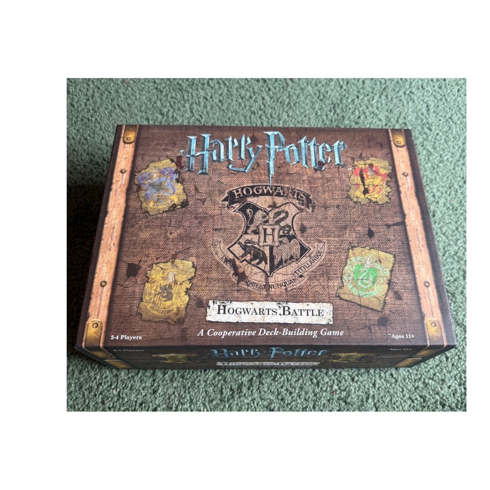 Harry Potter Hogwarts Battle Cooperative Deck Building Game USAopoly Complete